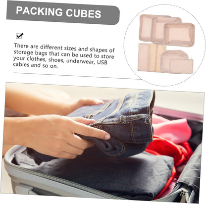 ANDRESLAD Travel Case Garment Packaging Bag Travel Toiletries Storage Bags Storage Bags Shoe Holder Oxford Cloth, dark khaki