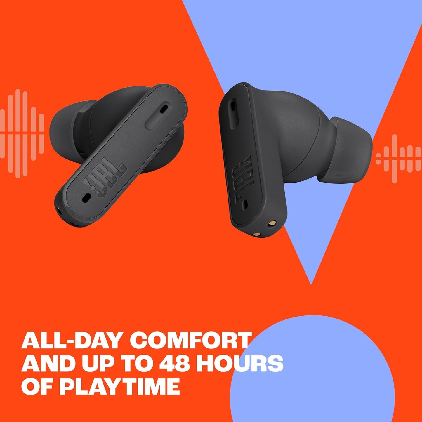 JBL Tune Beam - True Wireless Noise Cancelling Earbuds - Purple