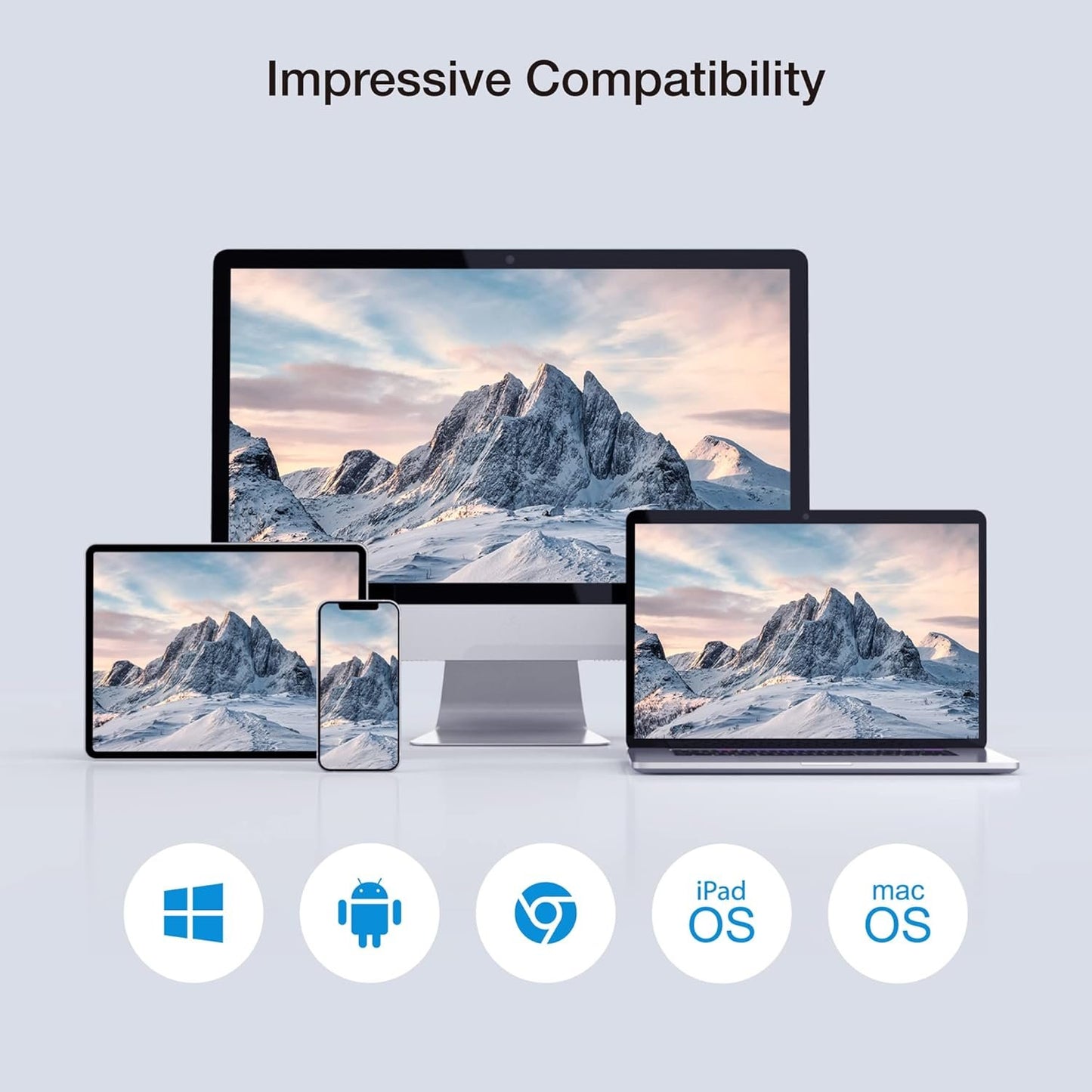EZCast Wireless USB-C to HDMI Transmitter and Receiver, DisplayPort Screen Mirror from iPhone 15 to TV, 1080p HD, HDMI Extender, Wireless Display from Tablet and laptops to HDTV projectors