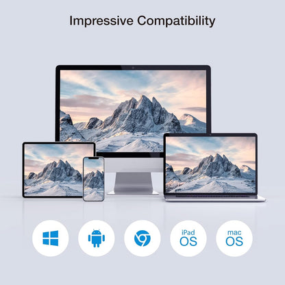 EZCast Wireless USB-C to HDMI Transmitter and Receiver, DisplayPort Screen Mirror from iPhone 15 to TV, 1080p HD, HDMI Extender, Wireless Display from Tablet and laptops to HDTV projectors
