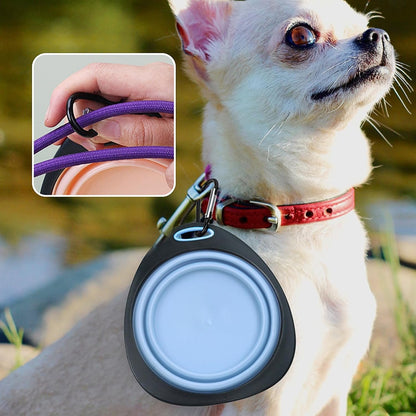 GKYZBB Dog Bowl Pet Collapsible Bowls,3 Pack Collapsible Dog Water Bowls for Cats Dogs,Portable Pet Feeding Watering Dish for Walking Parking Traveling with 3 Carabiners