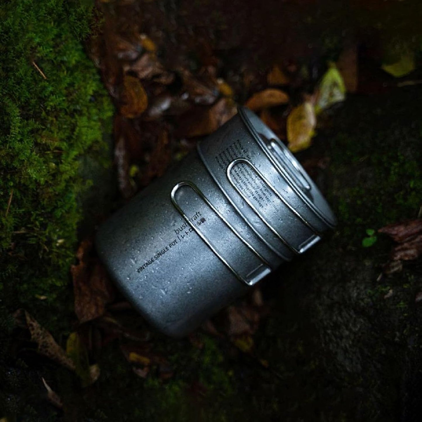 Jvjggag Camp Cooking Set, Cookware Stainless Steel, Lightweight Gear Portable with Handle Two Folding Pots for Backpacking RV Camping Outdoor Picnic Bushcraft Travel