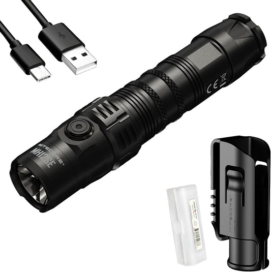 Nitecore MH12SE 1800 Lumen USB-C Rechargeable Tactical Flashlight with LumenTac Organizer