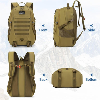 RAINSMORE Tactical Backpack 43L Hiking Camping Backpack Military Rucksack Large Army Molle Survival Backpack Outdoor Daypack