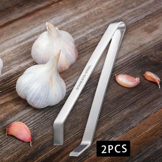 Gralara 2X pinzette per lische di Pesce pelapatate per Aglio pinze per Utensili da Cucina Gadget da Cucina Strumento per sbucciare la Pelle di Aglio rimozione