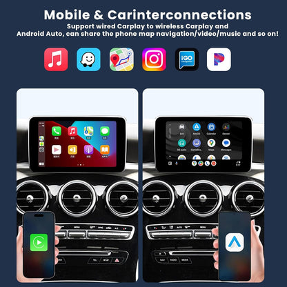 Auto Plexion, Autoplexion 2025 New Upgrade Pairr Max Pro-Netflix/YouTube/Iptv/Tiktok Wireless Carplay/Android Auto Car Box, 2+16g, Auto Connect, No Delay (2 + 16 G)
