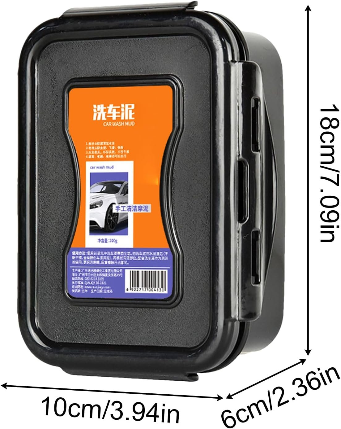 Car Cleaner, Cleaning Gel, 7.09 x 3.94 x 2.36 Inches Auto Detailing Compound, Flexible Crevice Dust Remover, Reusable Deep Tool, Blue for Dashboard Vents Keyboard Hard to Reach Areas
