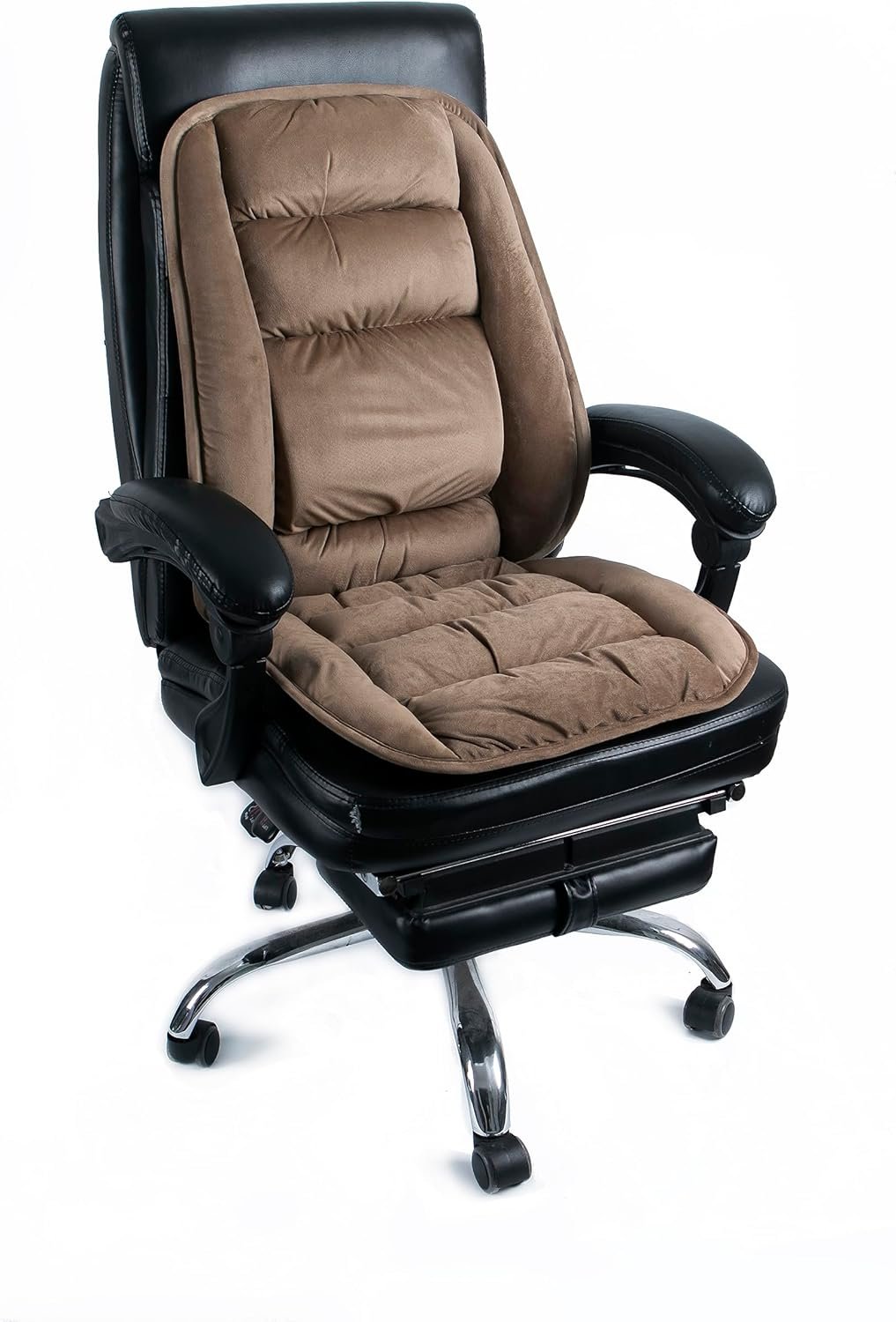 Low Back Pain Relief Large Size Recliner Lumbar Support and Nonslip Recliner Chair Seat Pads Cushion Back Rest Lumbar Cushion Pillow for Office,Dinning Desk Chair,Car,Truck Seats-Coffee