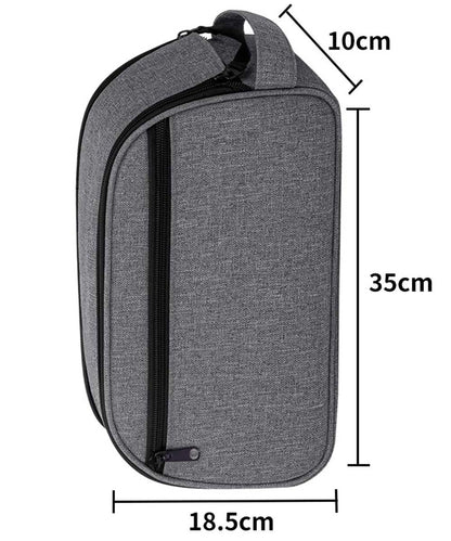 Tiny Chou CPAP Travel Bag Compatible with ResMed AirMini Machine and Accessories, Portable CPAP Equipment and Supplies Carrying Bag, Lightweight CPAP Organizer Case Storage Bag with Pockets (Grey)
