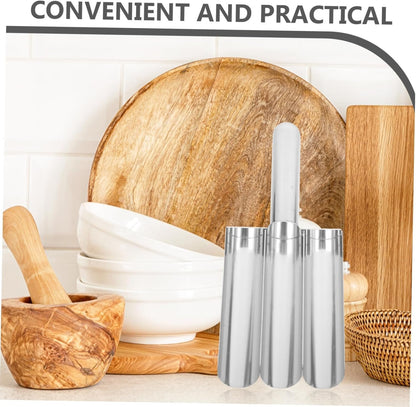 CRILSTYLEO Set of 3 Stainless Steel Meatballs Pressing Tool for Home Use Restaurant Hot Pot Shop Easy to Clean and Install