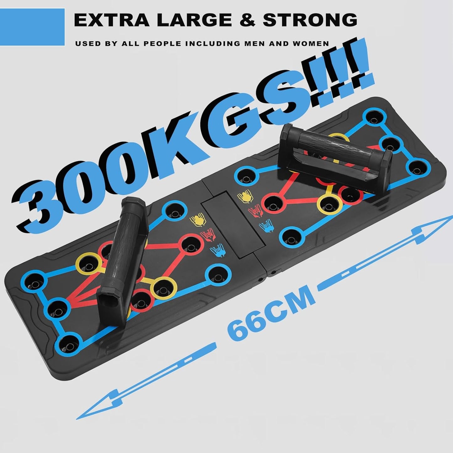 MODY RODY Foldable Push Up Board with Non Slip Pads Set | Exercise Push Up Bars for Men | Durable Push Up Stands Home Gym Accessories