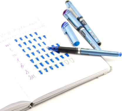 Pentel EnerGel Liquid Gel Rollerball Pen with Cap to Protect Pockets, Everyday Writing, Office Supplies, School Supplies, 0.5mm, Fine Needle Point, Blue Barrel, Black Ink, BLN15BP-A, 1 Pack