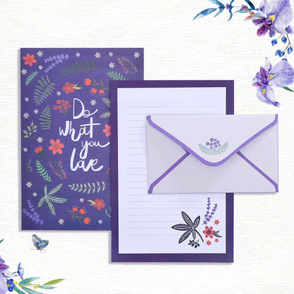 90PCS Stationery Kit - Cute Writing Stationery Paper & Envelopes Set (60 Papers + 30 Envelopes)
