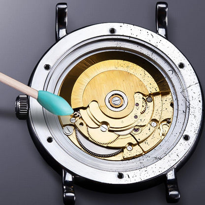 Watch Cleaning Clay, Rubber Cleaning Putty, Efficient Grease and Dirt Remover, Includes 3 Precision Willow Sticks, Perfect for Professional Watch Maintenance, Detailing, and Repair