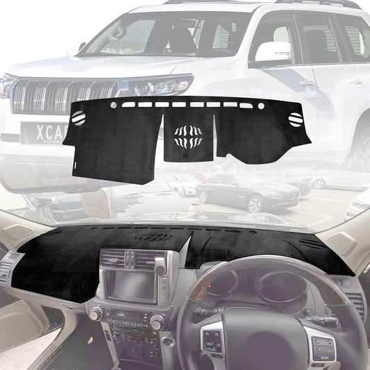X-Car Dash Mat for Toyota Prado 150 Series 2009-2024 Non-Slip Microfiber Pad Cover Interior Accessories