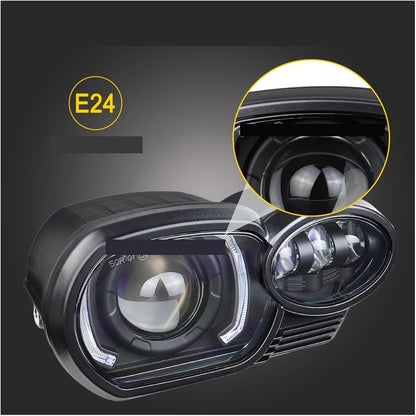 KNGFWBSW K1200R Headlight Upgrade Replacement Motorcycle LED Headlamp with DRL Compatible with M/W K1200R 2005~2009 K1300R 2010~2013