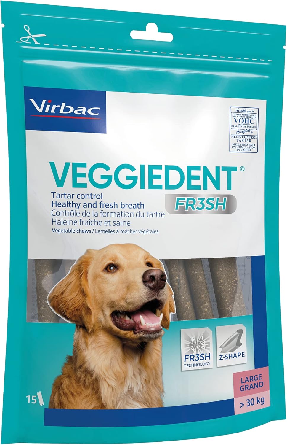 Virbac Veggiedent Fr3sh L 15 Stick