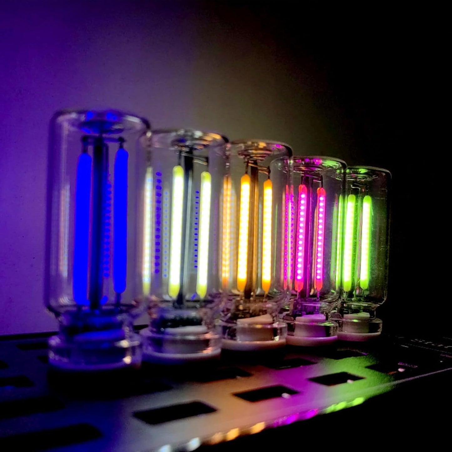 USB Touch Night Light, Car USB Night Light Touch Dimmable LED Filament Lamp,for Bedroom, Bathroom, Hallway, Car (Green)