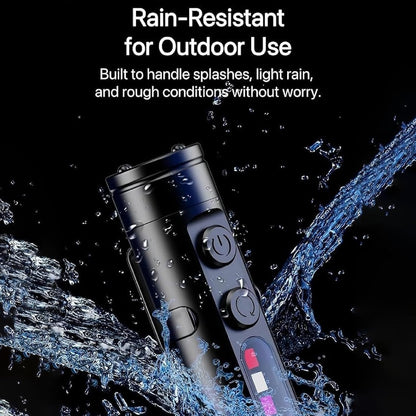Mini – The Ultimate Everyday Micro Tool, Mini Flashlight, Rechargeable Led Magnetic Super Bright Tactical Flashlight with Hat Clip, Waterproof (1pc-b)