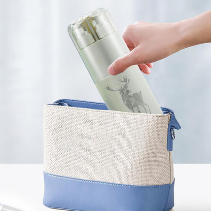 Travel Toiletry Cup Set - Leakproof Refillable Toiletry Containers Set | 8-in-1 Travelling Toothbrush Cup Set | Leak-Proof And Hygiene Travel Toiletries Storage Kit For Bathroom Camping, Traveling, Sc