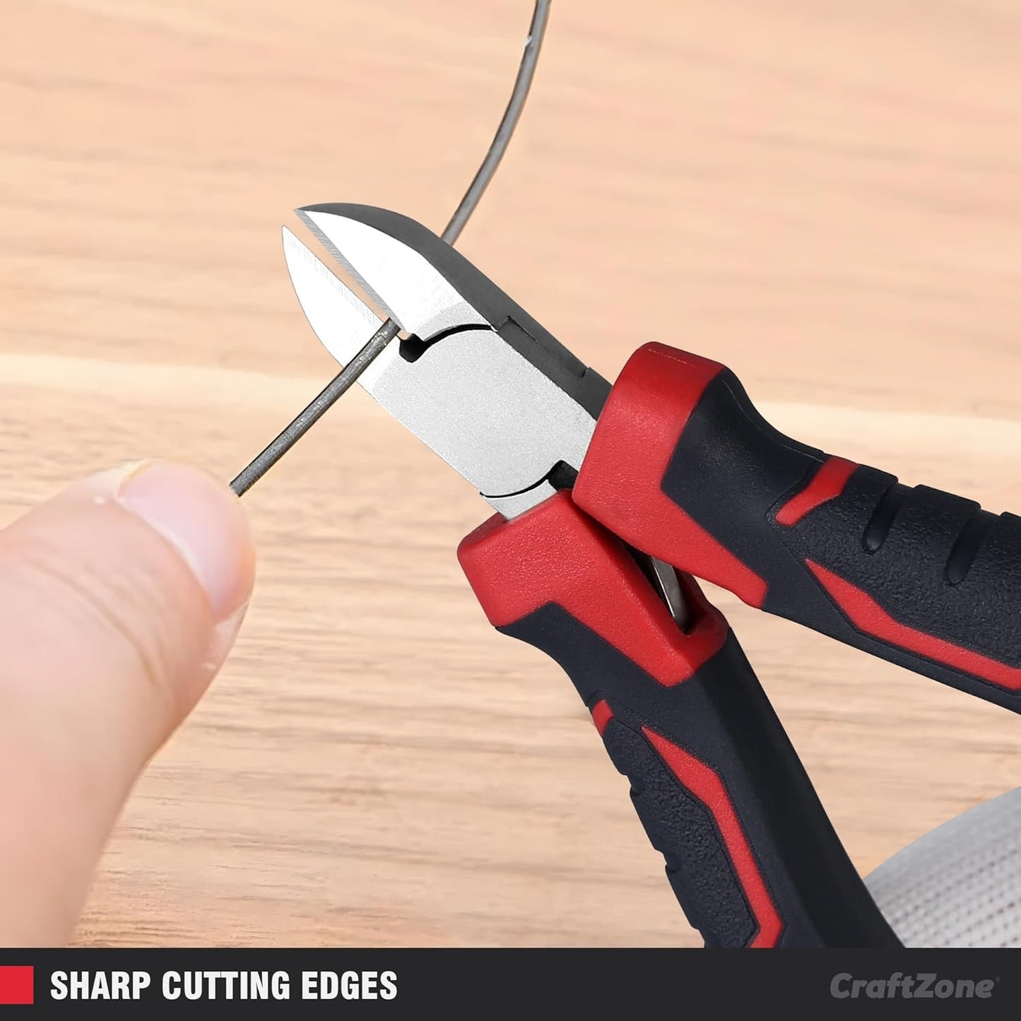 3-Piece Mini Pliers Set - Long Nose Needle-Nose & Diagonal Plier Jewelry Pliers for Crafting Carbon Steel Rust-Resistant Ergonomic Grip 4.5" & 5.5" for Home DIY Car Outdoor Emergency Kit