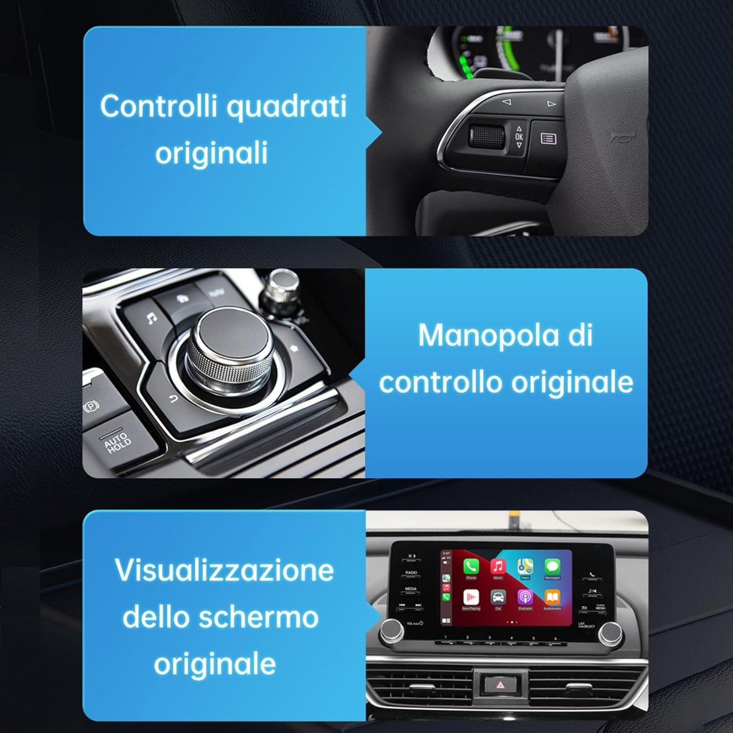 Auto Plexion, Autoplexion 2025 New Upgrade Pairr Max Pro-Netflix/YouTube/Iptv/Tiktok Wireless Carplay/Android Auto Car Box, 2+16g, Auto Connect, No Delay (2 + 16 G)