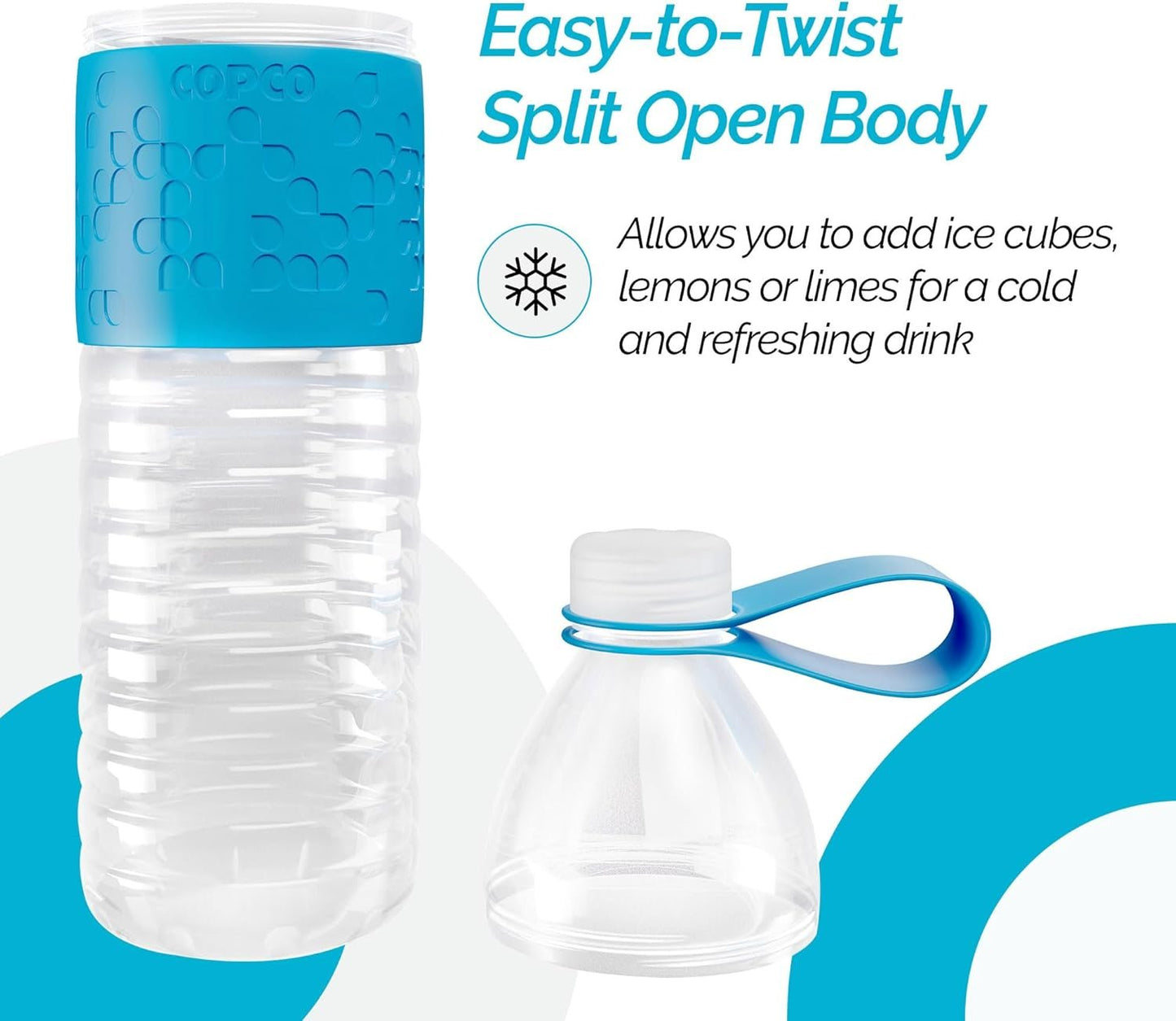 Copco 2510-2191 Hydra Bottle, 20-Ounce, Blue