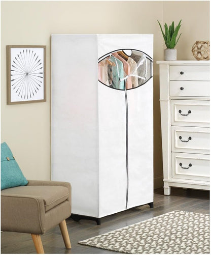 Whitmor, Clothes Fabric, 36", Closet with White Cover