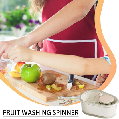 Fruit Washer - Salad Spinner | Kitchen Gadgets | Kitchen Food Prep Tool | Lettuce Spinner & Fruit Veggie Wash | Labour-Saving Gadgets for Strawberry, Lettuce, Blueberries, Cherry Tomato