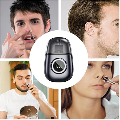 Men's Nose Hair Trimmer, Rechargeable Nasal Cutter, Compact Hair Removal Tool, Convenient Trimming Tools for Home Use and Travel-Friendly Grooming, 1.89 x 0.83 x 2.91 Inches
