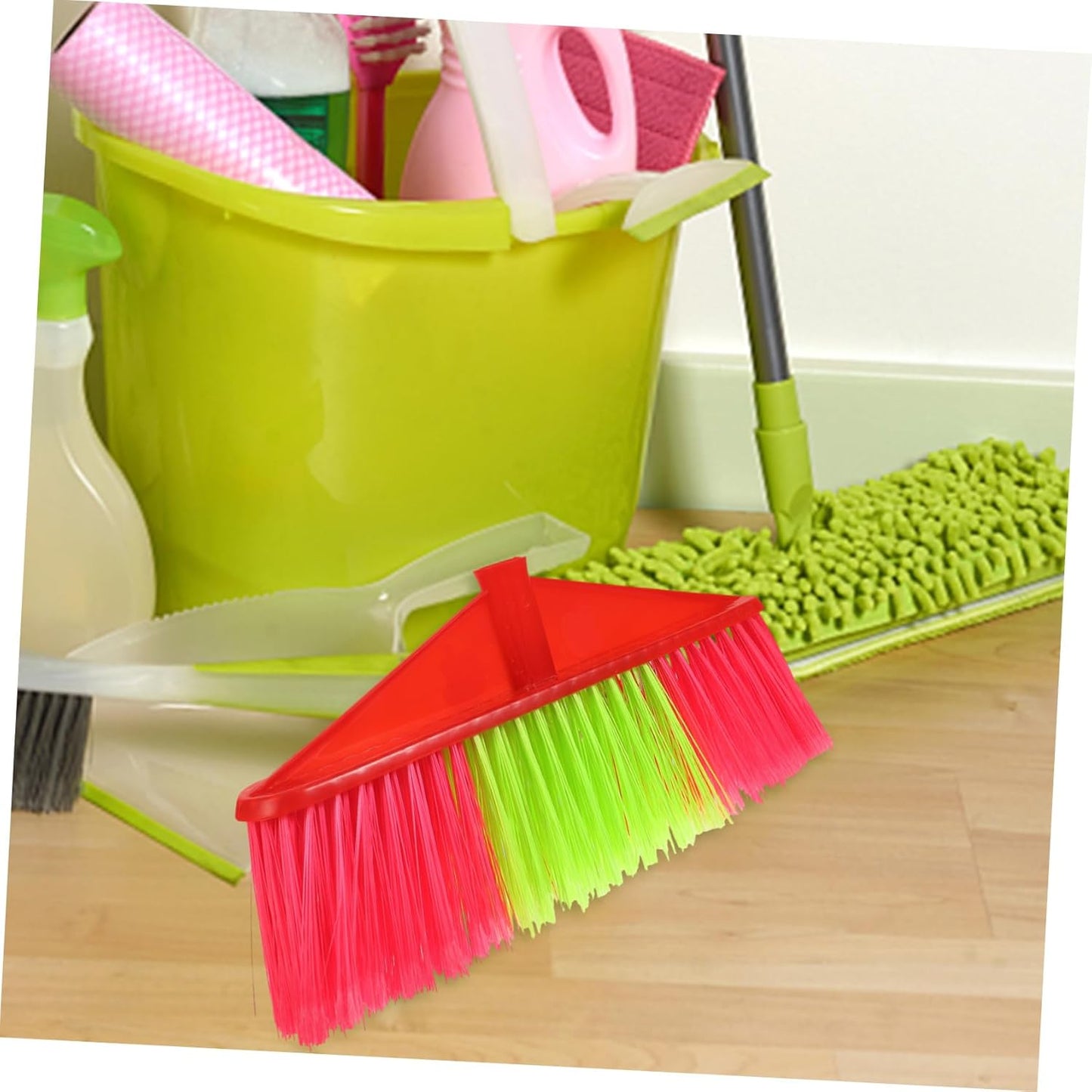Beavorty Home Cleaning Essential 2 Pezzi Scopa di Plastica Scopa Pavimento Scopa Sostituzione Parte per La Casa