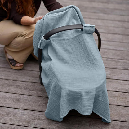 Car Seats Cover Baby, Cars Seat Canopy Breastfeeding Covers, Breathable Soft Fabric, Stretchy Privacy Shield, Ideal for Travel Gear, Outdoor Vacation, Family Outing, 20x7x2cm