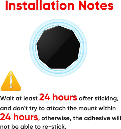 2 Pack Adhesive Replacement Magnet Piece for Garmin Low-Profile Magnetic Mount,Only Windshield Sticky No Mount,for Garmin Dash Cam Mount 45/46/47/55/56/57/65W/66W/67W/Tandem/Speak Plus