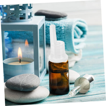 BESTYASH 100pcs Essential Oil Inner Seals Durable Leak Dropper Plug for Bottles for Aromatherapy and DIY