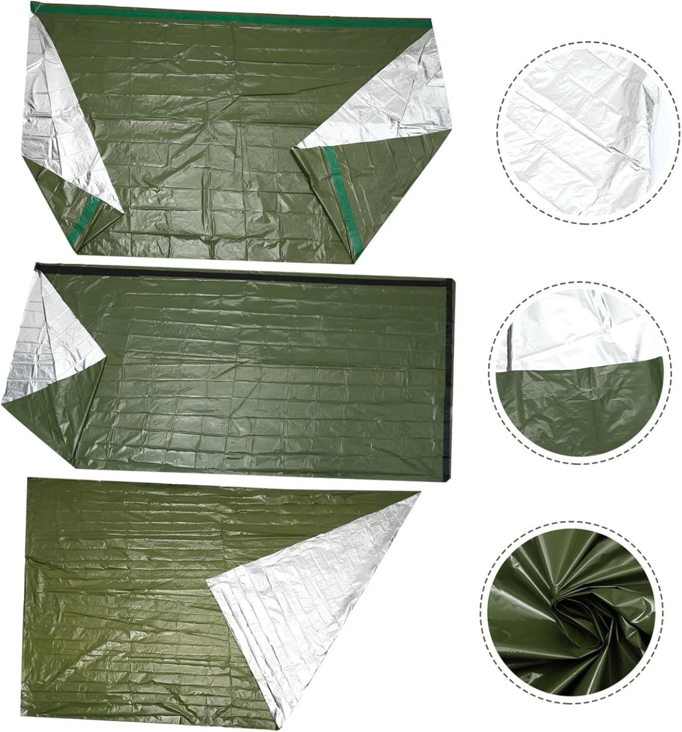 GOOHOCHY Emergency Tent Outdoor Camping Tent Outdoor Sleeping Sack Portable Tent Outdoor Sleeping Blanket Outdoor Tents Outdoor Camping Tool Pe Tear-Resistant Material