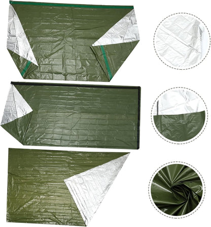 GOOHOCHY Emergency Tent Outdoor Camping Tent Outdoor Sleeping Sack Portable Tent Outdoor Sleeping Blanket Outdoor Tents Outdoor Camping Tool Pe Tear-Resistant Material