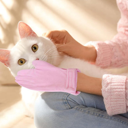 Anti Bite Gloves, Bite Resistant Gloves, Gentle Touch Scratch Resistant Safe Handling for Reptile Bird Snake Lizard Squirrel Hamster Nail Trimming Grooming