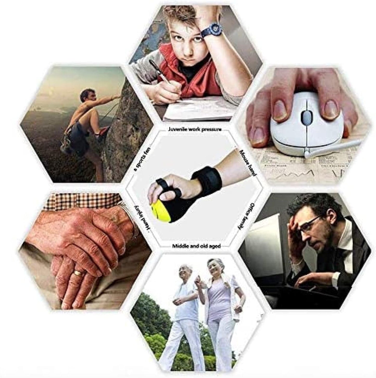 Home Relax Hand Massager Massage with Ball Infrared Hot Compress Hand And Fingers Dystonia Training Machine For Finger Rehabilitation Recovery Equipment