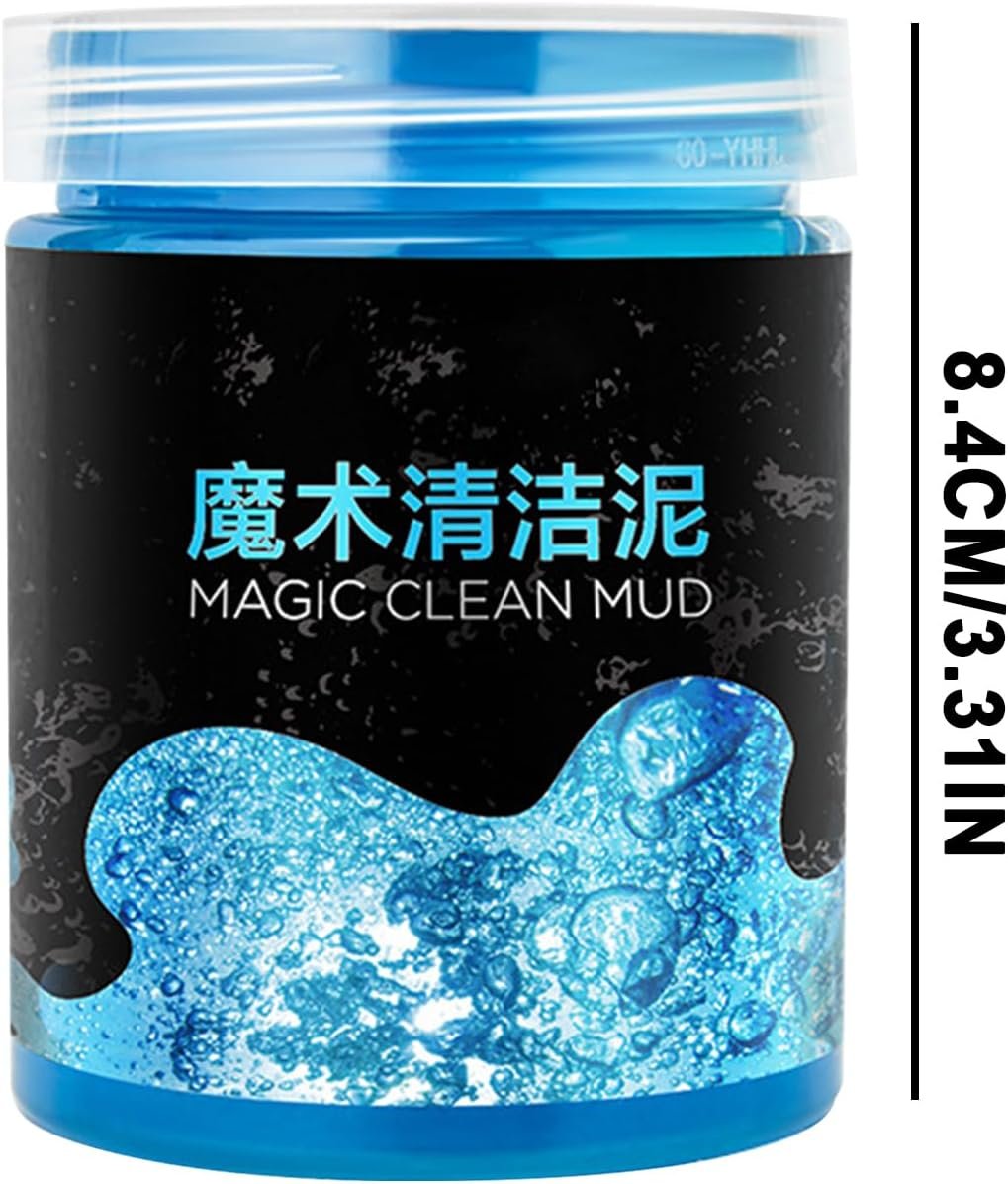 zwxqe Dust Cleaning Gel, Auto Detailing Tools, 200g Eco-Friendly Non-Abrasive Auto Mud, Leather Care, Windshield and Tire Maintenance, Convertible Top Care