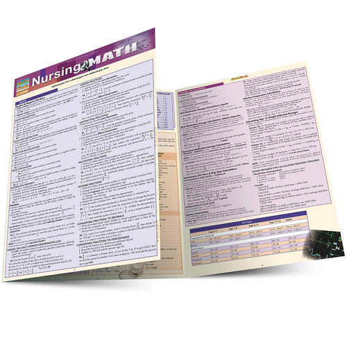 Nursing Math: QuickStudy Laminated Reference Guide
