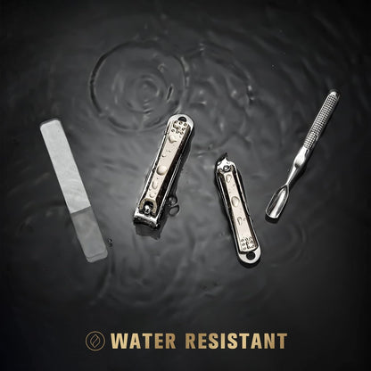 FERYES Nail Clippers Set - Premium Quality Stainless Steel Toenail and Fingernail Clipper for Manicure - 4PCS Nail Care Tool Kit