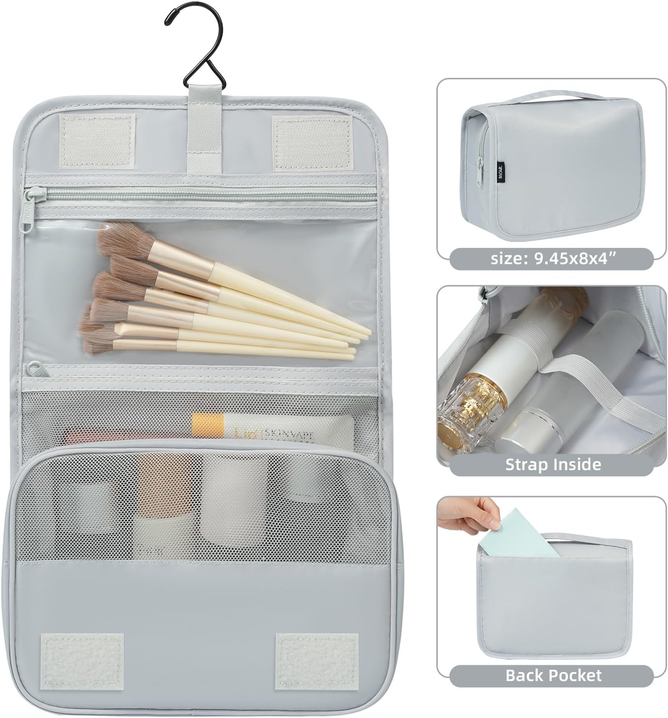 BAGAIL Pack of 10 Packing Cubes of Various Sizes for Travel Accessories Luggage Carry On Suitcase