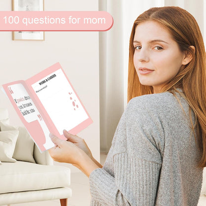 100 Questions Journal | a Mother's Guided Journal - Thoughtful Keepsake Book for Mother Daughter Bonding During Festival Birthday