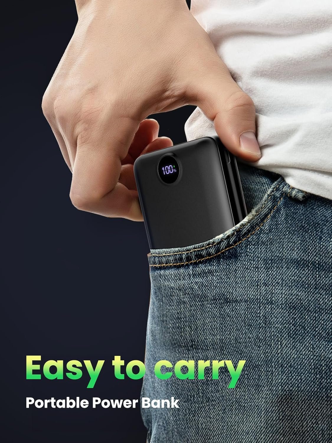 Power Bank Fast Charging 50000mAh 22.5W Portable Charger USB C Quick Charge with 3 Outputs & 2 Inputs LED Display Huge Capacity External Battery Pack for iPhone, Samsung, iPad etc