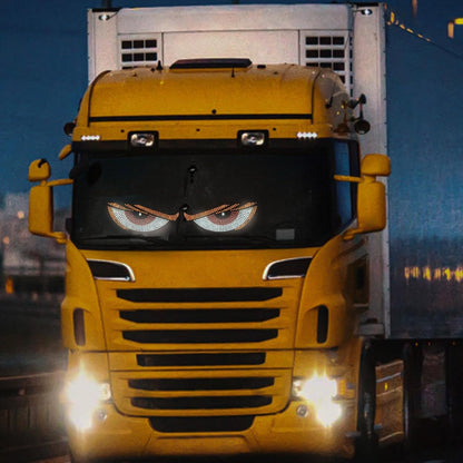 Generico Demon Eye Light, Led Cool Dynamic Animated Headlight, Flexible Windshield Eyes, Vibrant Signal Lighting Strip, Waterproof Car Accent Light, Easy Installation Design, Perfect for Auto