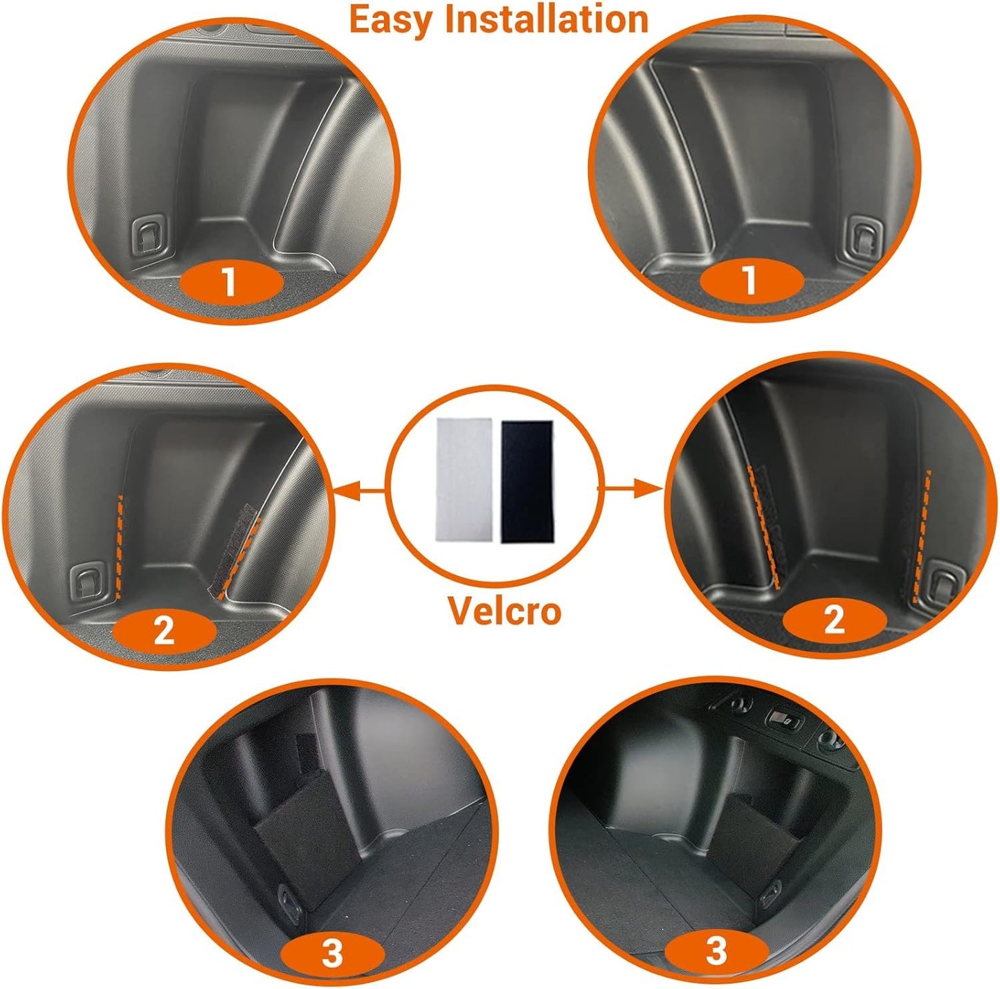 TulinTulin Subaru Forester Trunk Organizer, Trunk Storage Fiberboard Panel, 2pcs (Driver's side+Passenger's side, Multi-color)