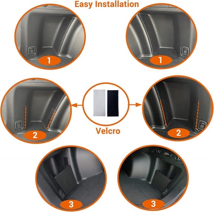 TulinTulin Subaru Forester Trunk Organizer, Trunk Storage Fiberboard Panel, 2pcs (Driver's side+Passenger's side, Multi-color)
