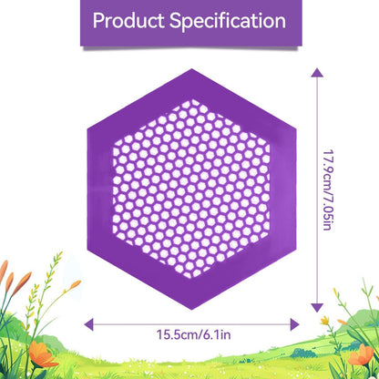 Proxima Direct 1 Pack Large Floating Bee Island for Driking Floatable Bee Waterer Bee Feeder with Beehive Design, Floating Watering Station for Feeding for Outdoor Garden (Purple)