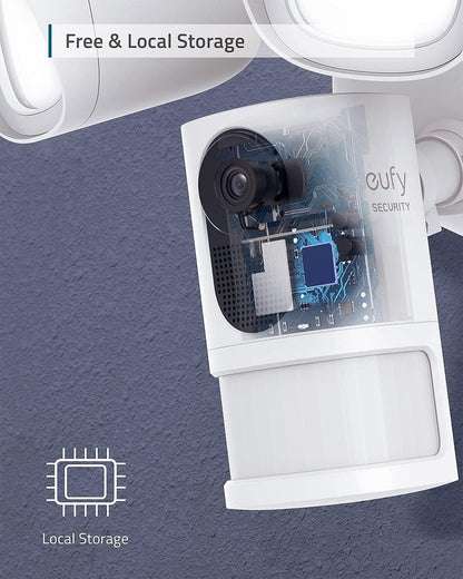 EUFY Security FLOODLIGHT CAM E 2K White