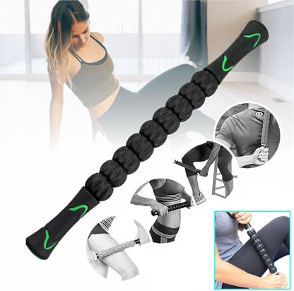 EZONEDEAL Muscle Roller Stick, Massage Roller, Body Massage Stick Release Myofascial Trigger Points Reduce Muscle Soreness Tightness Leg Cramps & Back Pain For Physical Therapy & Recovery (Pink)